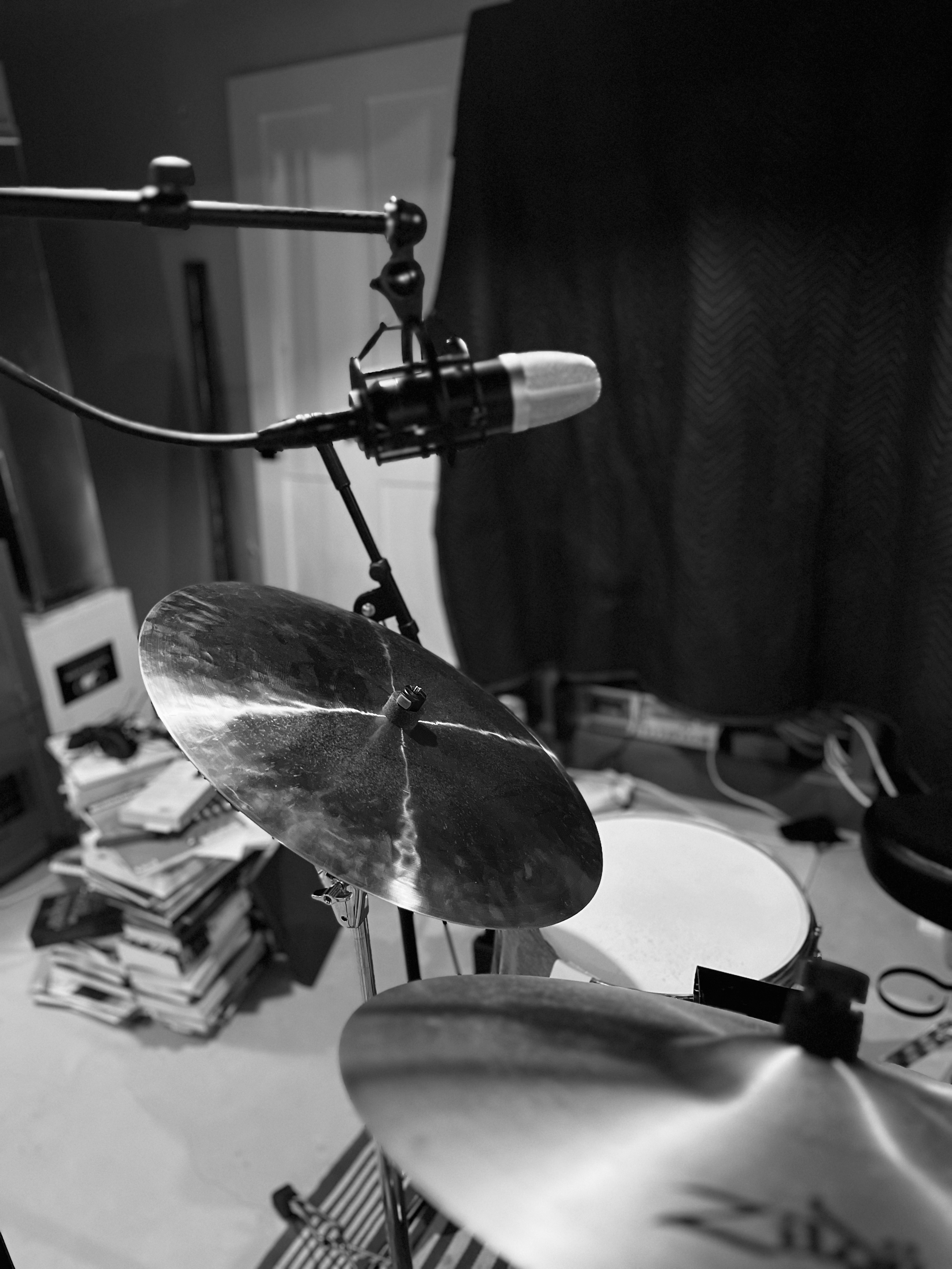 overhead cymbal mic